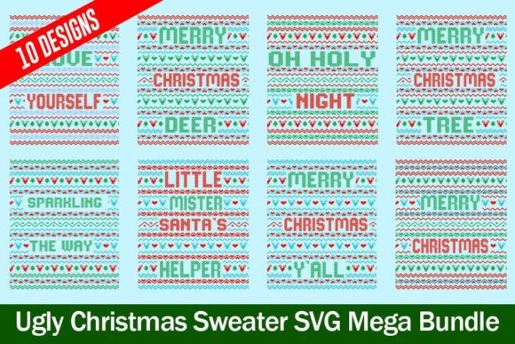 Download Ugly Sweater Texture Bundle - Ugly sweater texture Collection