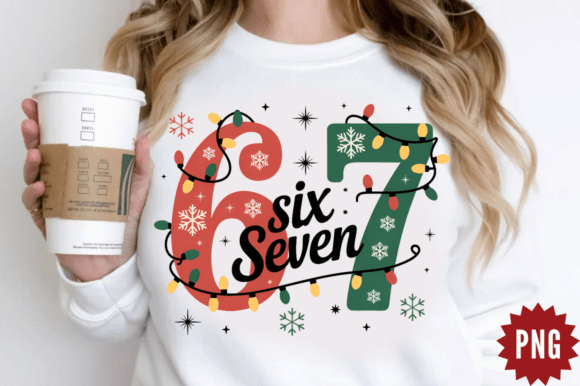 Download Funny Six Seven Meme Christmas PNG Desig - Six seven Collection