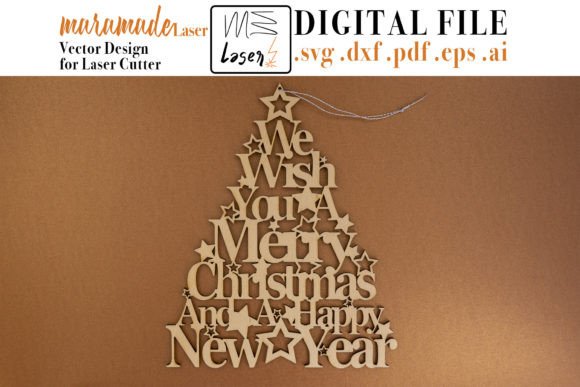 Download Christmas Tree Decoration for Laser Cut - Decor Collection