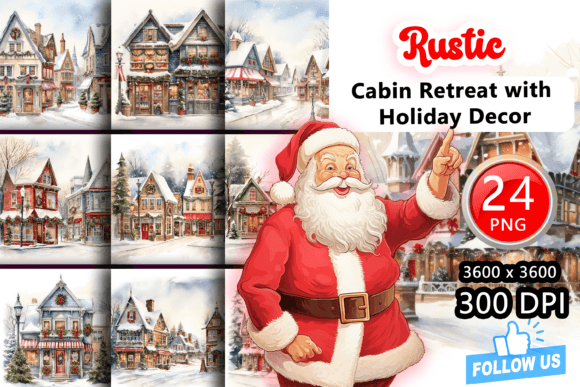 Download Rustic Cabin Retreat with Holiday Decor - Decor Collection