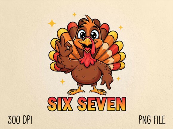 Download Thanksgiving Six Seven Turkey Meme PNG - Six seven Collection