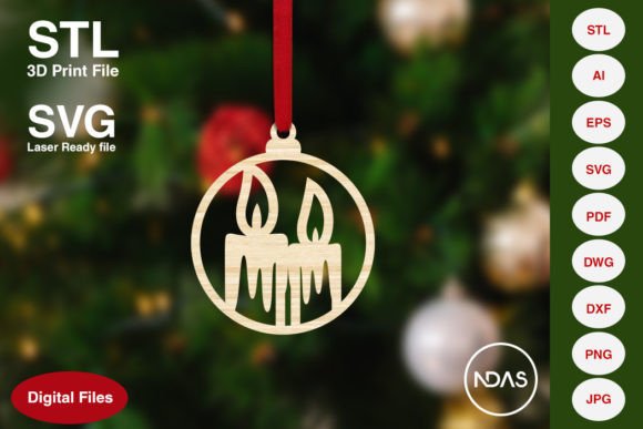 Download Candle Christmas Tree Decoration - Decor Collection