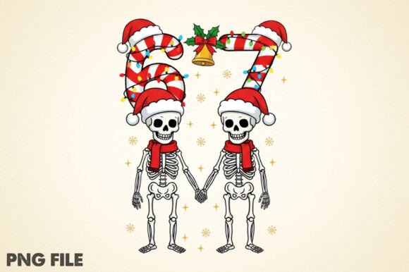 Download Six Seven Skeleton Png, Santa Six Seven - Six seven Collection