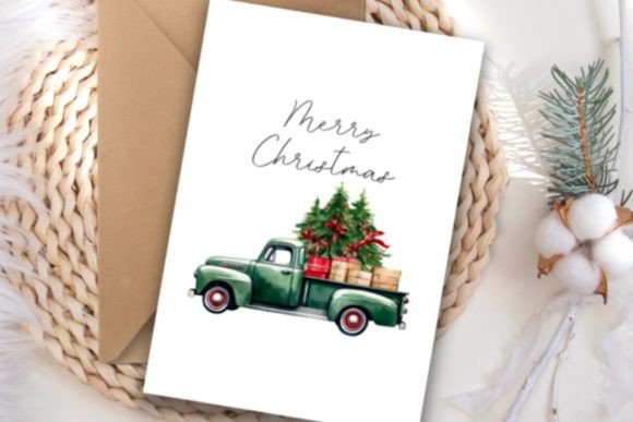 Download Merry Christmas Cards Holiday Watercolor - Christmas cards Collection