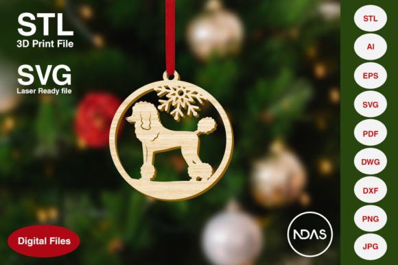 Download Poodle Dog Christmas Tree Decoration - Decor Collection