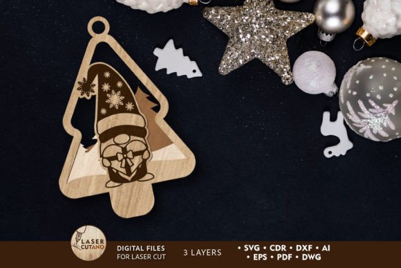 Download Gnome Art Ornament, Christmas Decor - Decor Collection