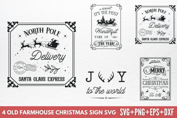 Download Old Farmhouse Christmas Sign SVG - Farmhouse christmas sign Collection