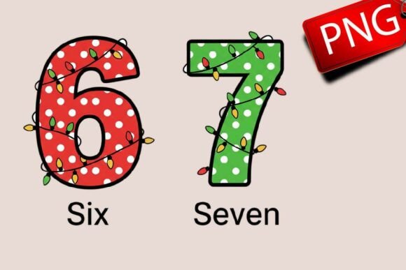 Download Christmas Six Seven PNG, Christmas Light - Six seven Collection