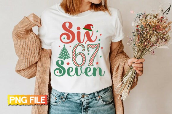 Download Six Seven Christmas PNG T-SHIRT Design - Six seven Collection