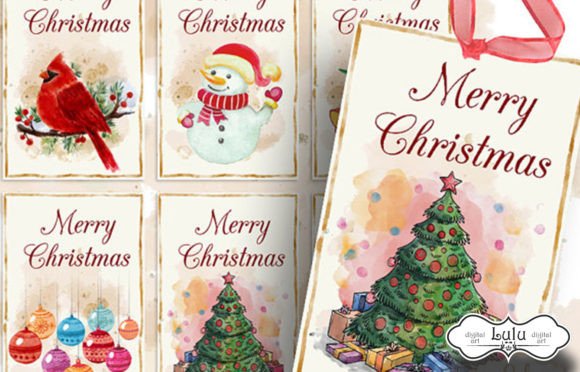 Download Watercolor Christmas Cards - Christmas cards Collection