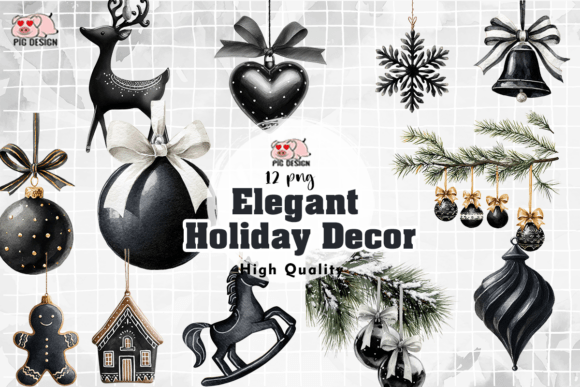 Download Elegant Holiday Decor PNG - Decor Collection