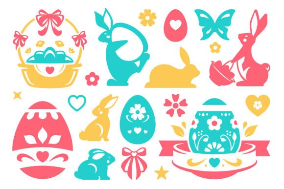 Download Easter Holiday Decor Element Vector Set - Decor Collection