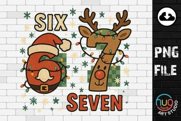 Download Funny Six Seven Meme Christmas Png - Six seven Collection