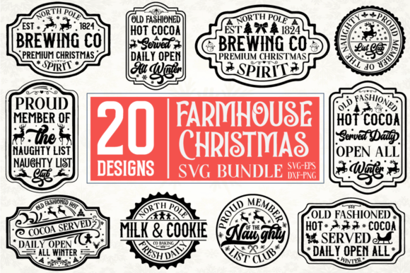 Download Farmhouse Christmas Sign Svg Bundle - Farmhouse christmas sign Collection