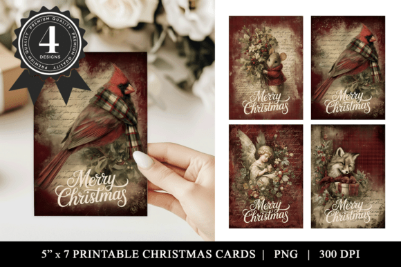Download Vintage Cardinal Christmas Cards - Christmas cards Collection