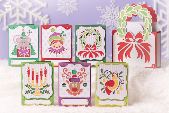 Download Christmas Cards Cache SVG Bundle - Christmas cards Collection