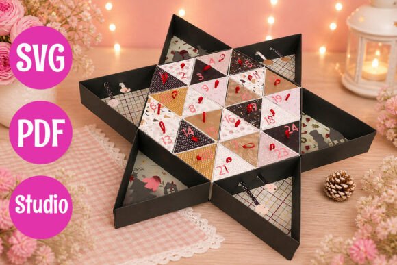 Download Star Advent Calendar Template - Premium Resources