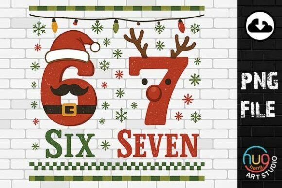 Download Funny Six Seven Meme Christmas Png - Six seven Collection
