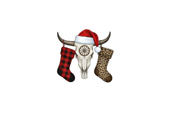 Download Western Christmas Decor Bull Skull with - Decor Collection