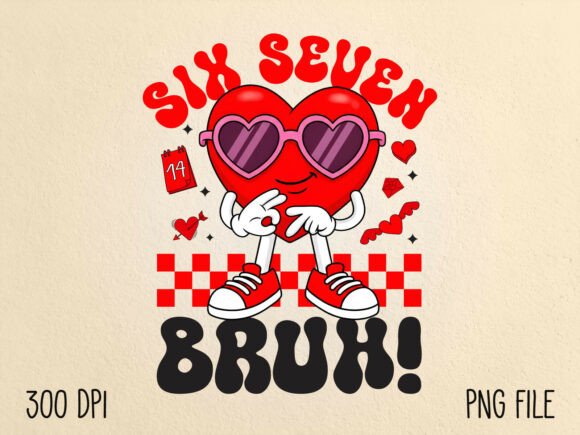 Download Funny Viral Valentine Six Seven Meme PNG - Six seven Collection