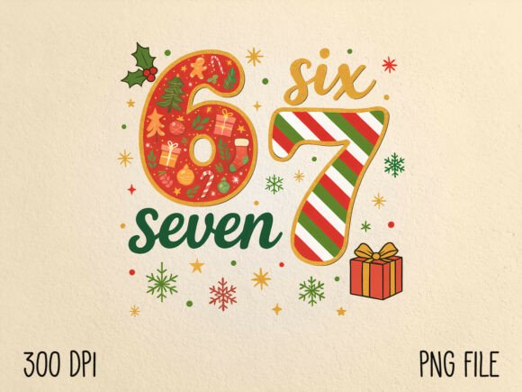 Download Funny Six Seven Meme Christmas PNG - Six seven Collection