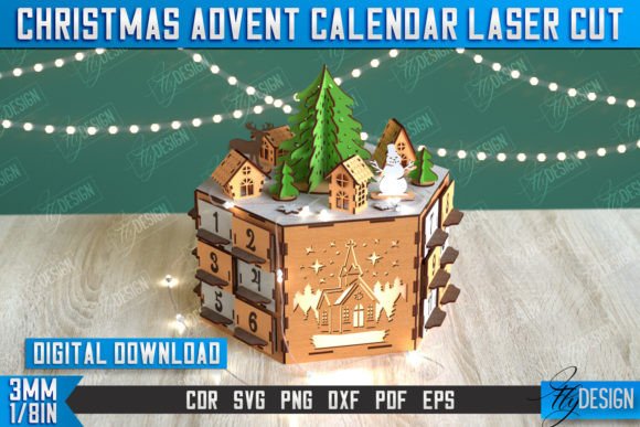 Download Christmas Advent Calendar |DIY| Holidays - Premium Resources