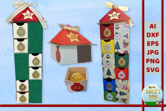 Download Advent Calendar Tower - 25 Boxes - Premium Resources